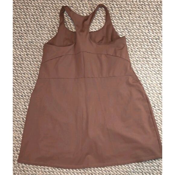 Girlfriend Collective Paloma Racerback Mini Dress XXL Built-In Shorts Activewear - Picture 4 of 6